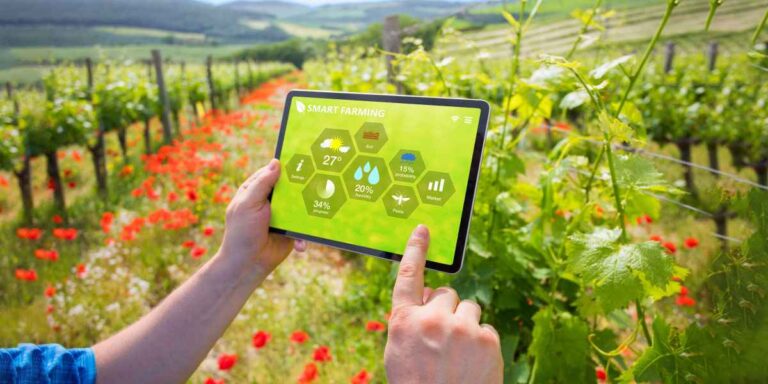 How is technology enabling smart farming?